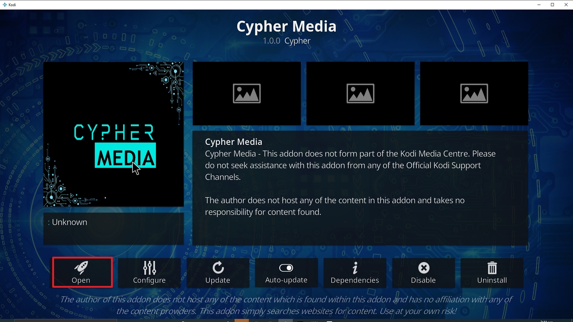 Step 27 Installing Cypher Media Kodi addon on Kodi