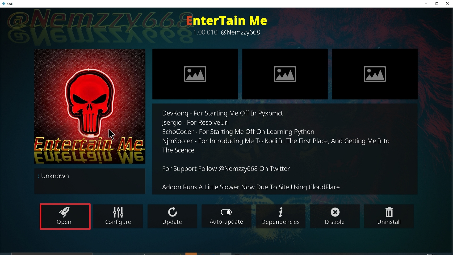 Step 27 Installing Entertain Me Kodi addon on Kodi