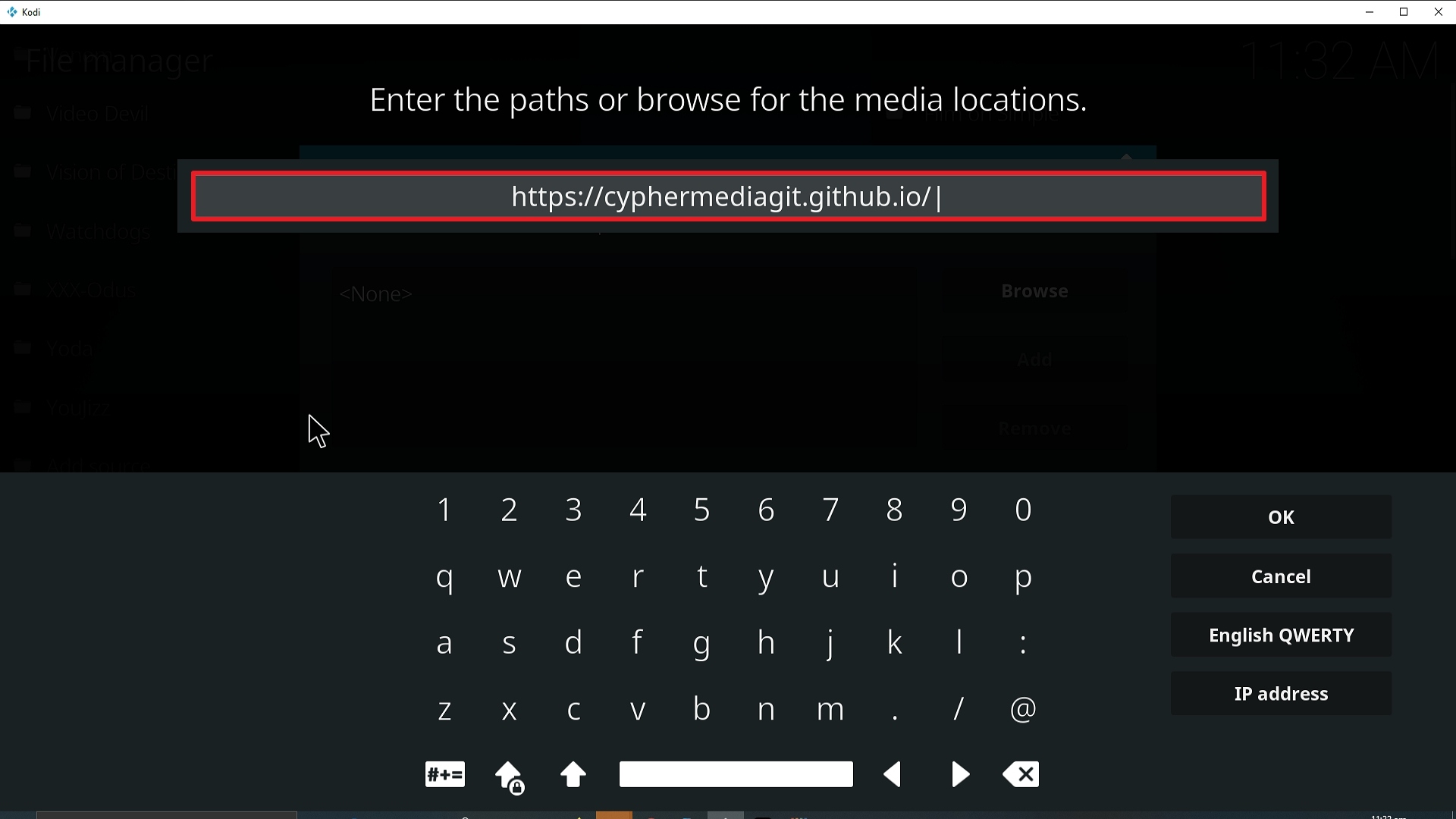 Step 9 Installing Cypher Media Kodi addon on Kodi