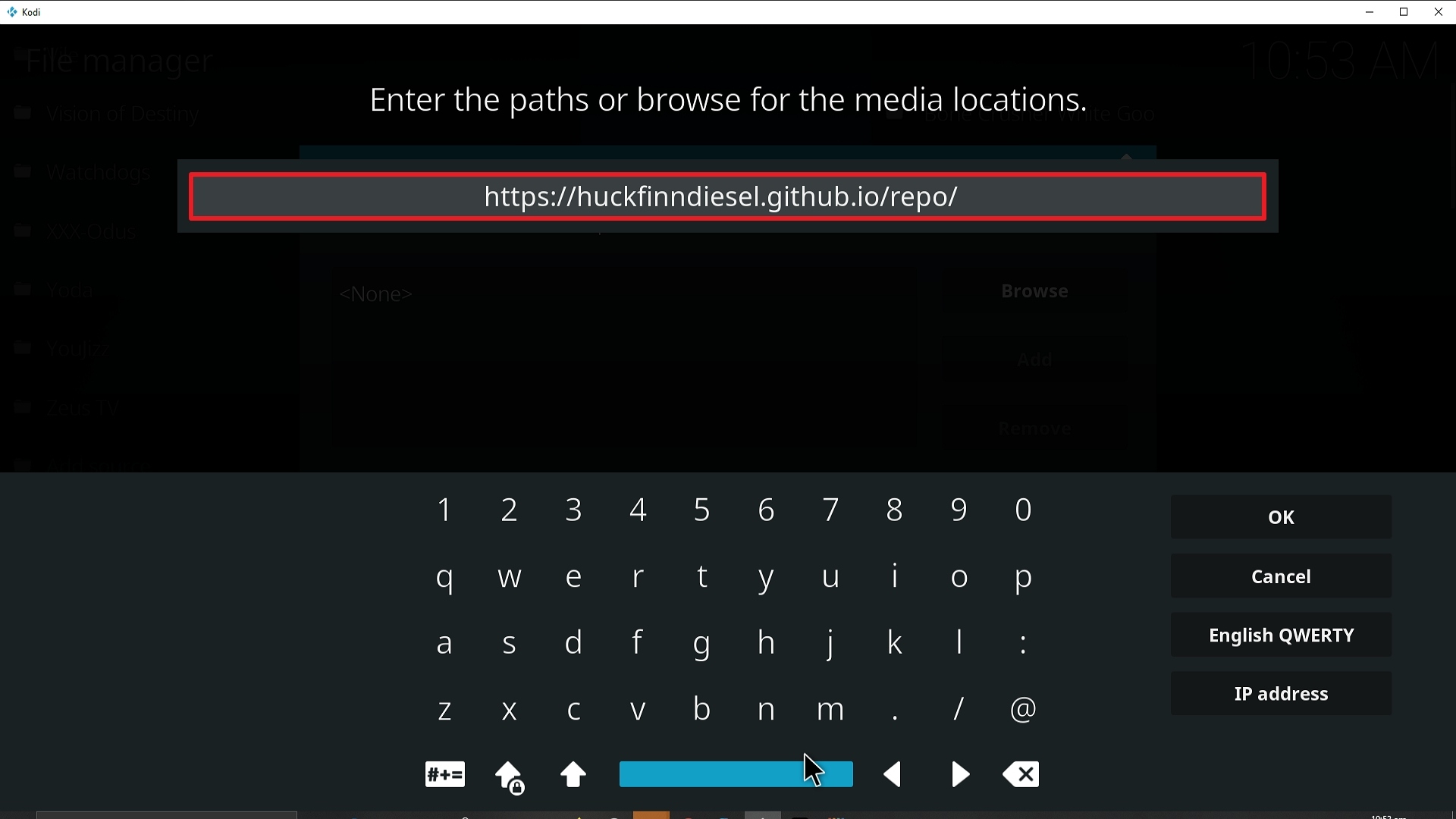 Step 9 Installing Firefly addon on Kodi