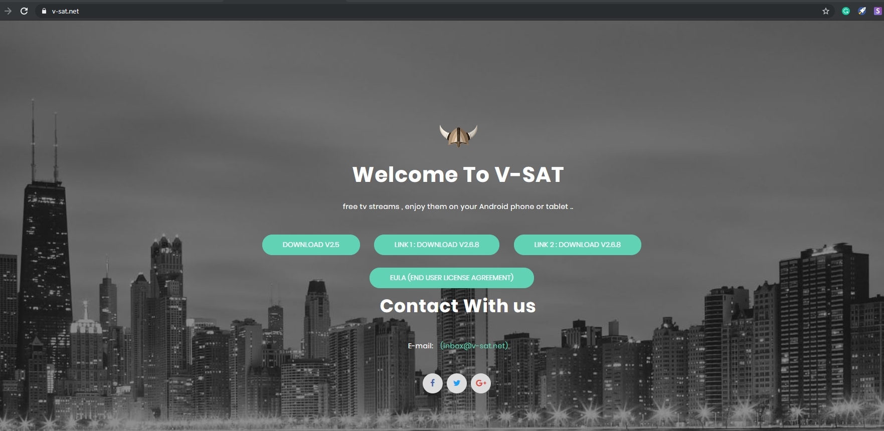 V-Sat IPTV Website