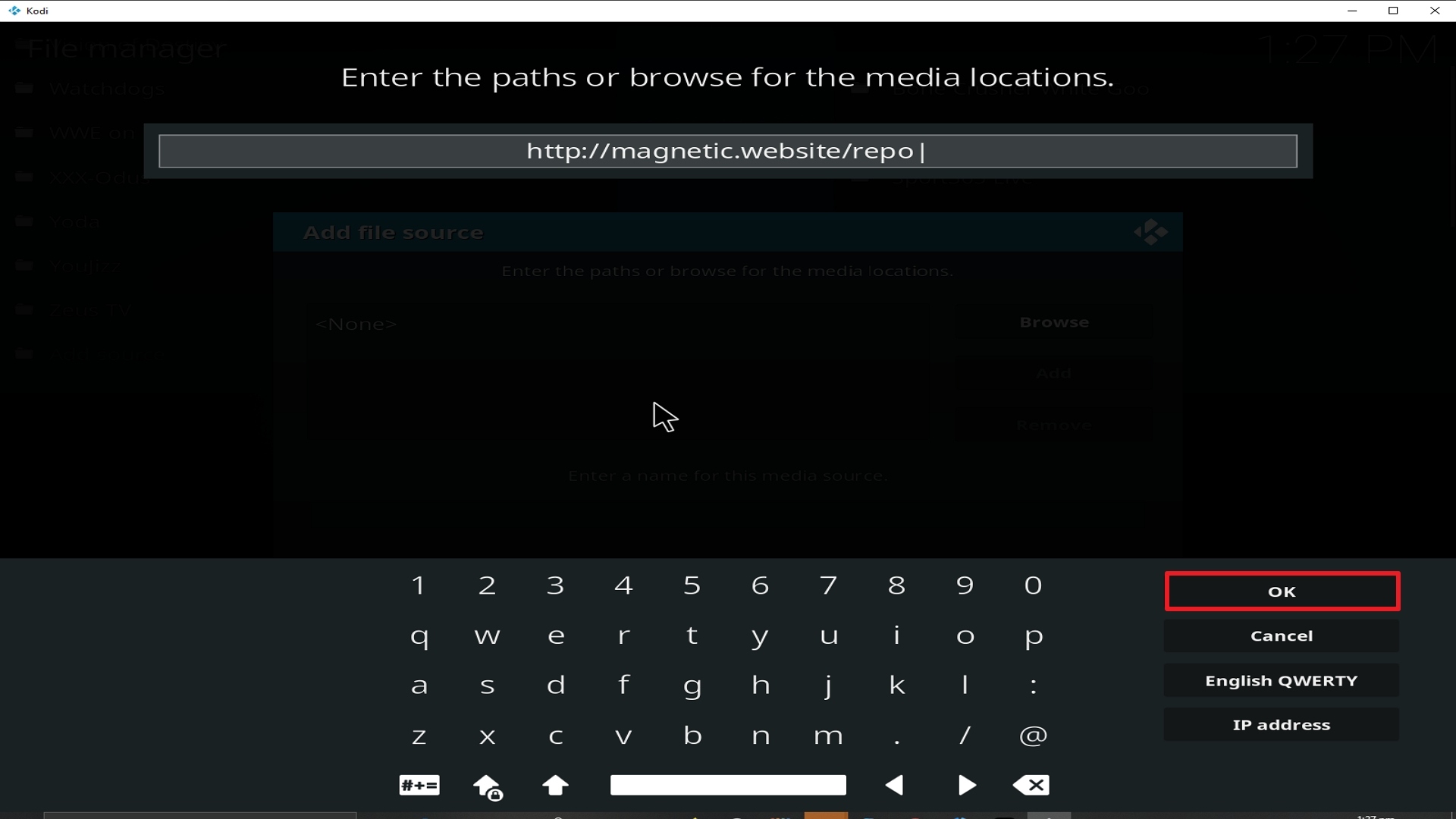 Step 10 Installing Astral Chain addon on Kodi