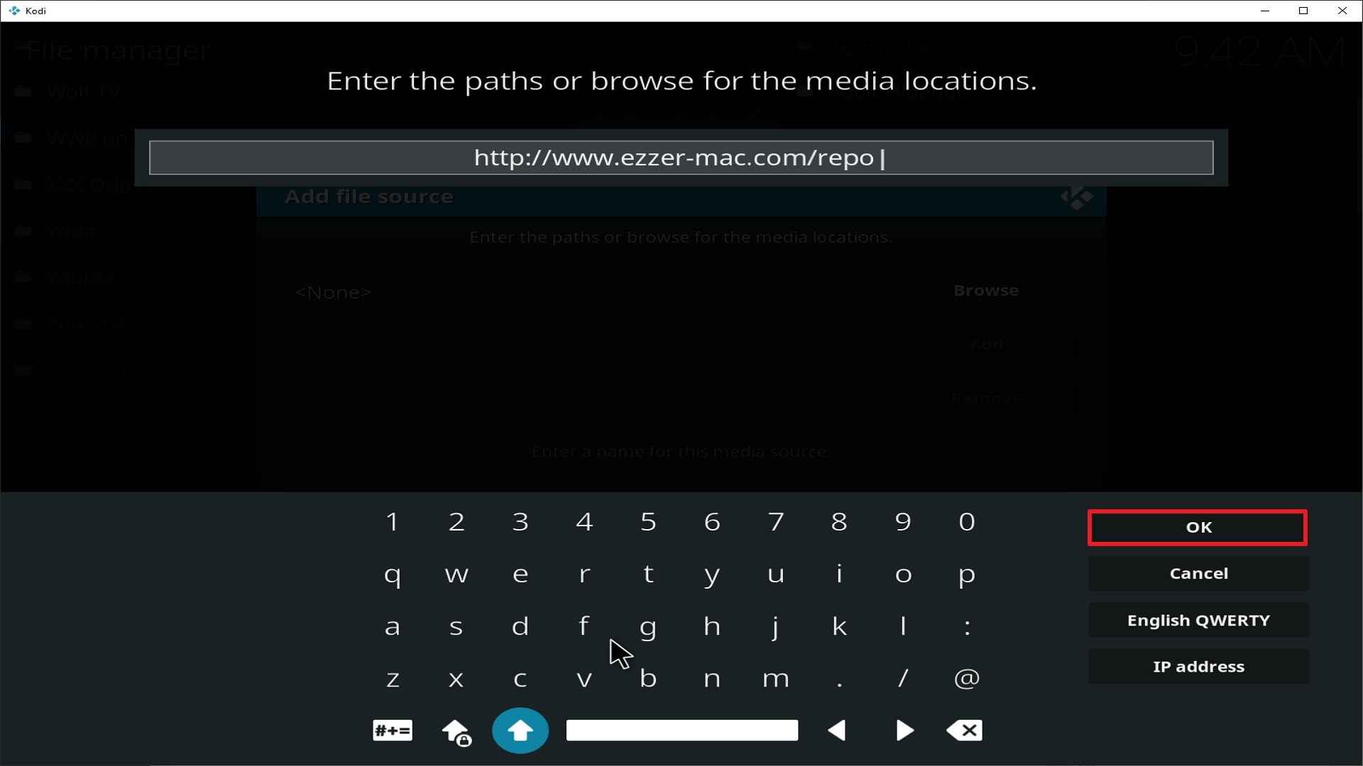 Step 10 Installing Chain Reation addon on Kodi