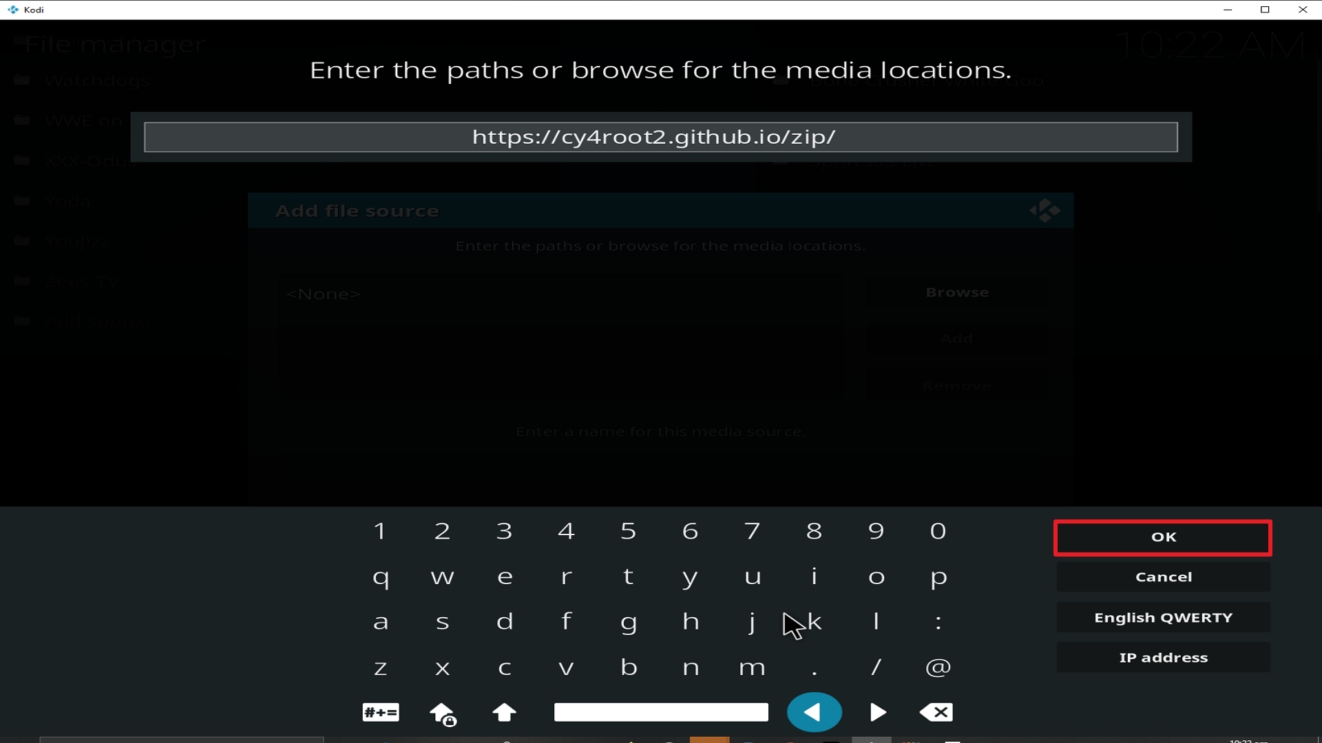Step 10 Installing Neptune Rising addon on Kodi