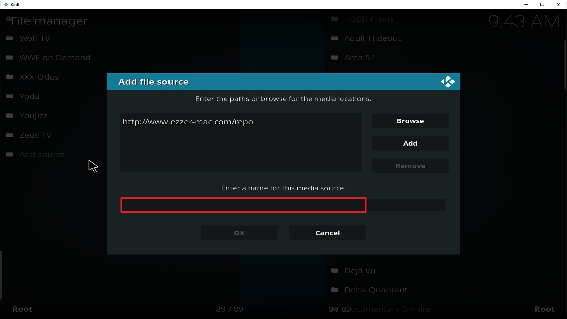 Step 11 Installing Chain Reation addon on Kodi