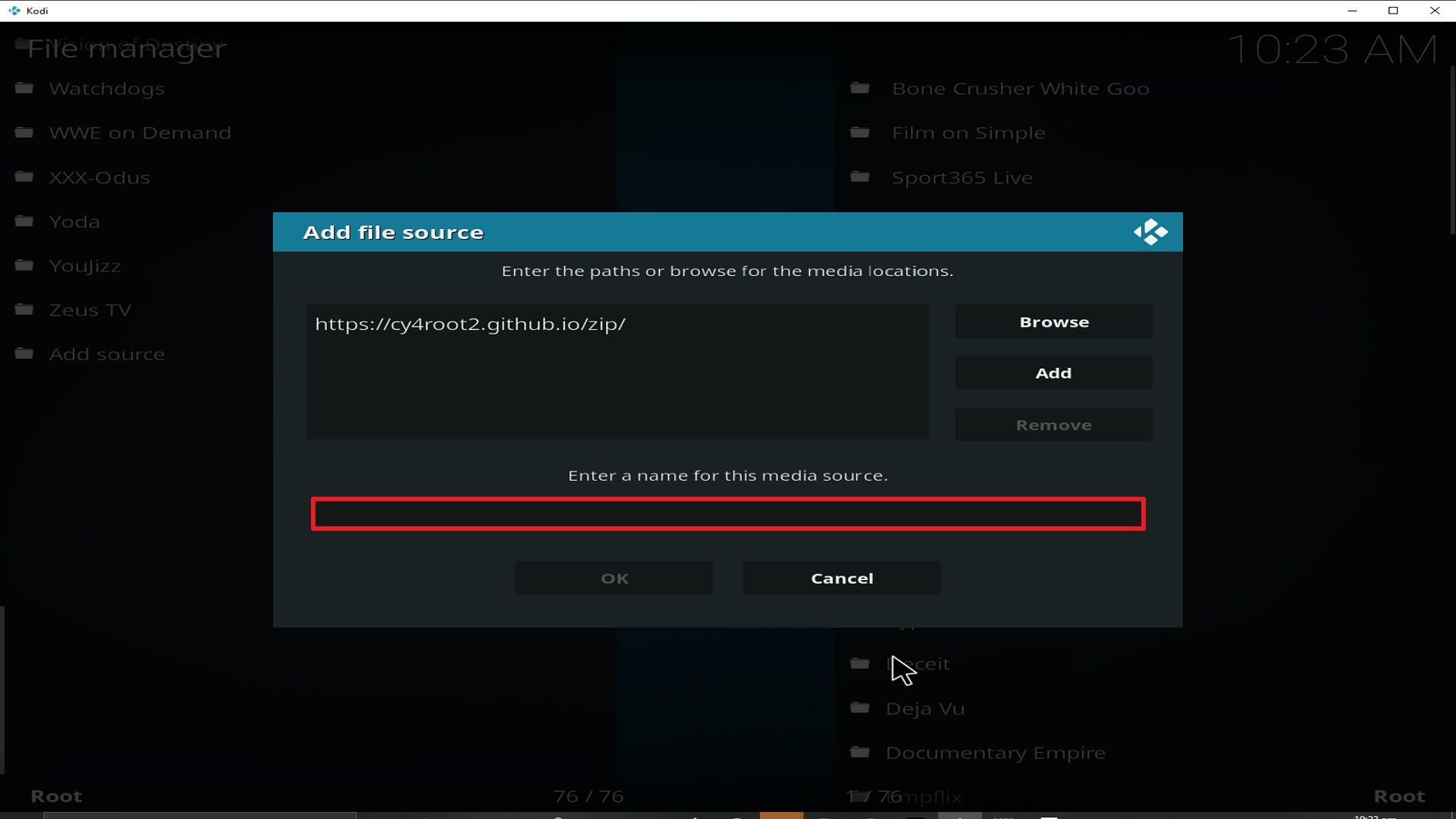 Step 11 Installing Neptune Rising addon on Kodi