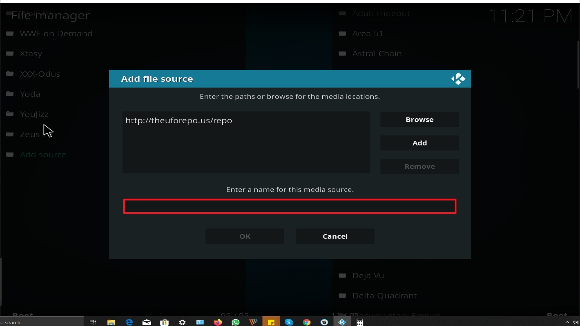 Step 11 Installing Galaxy addon on Kodi