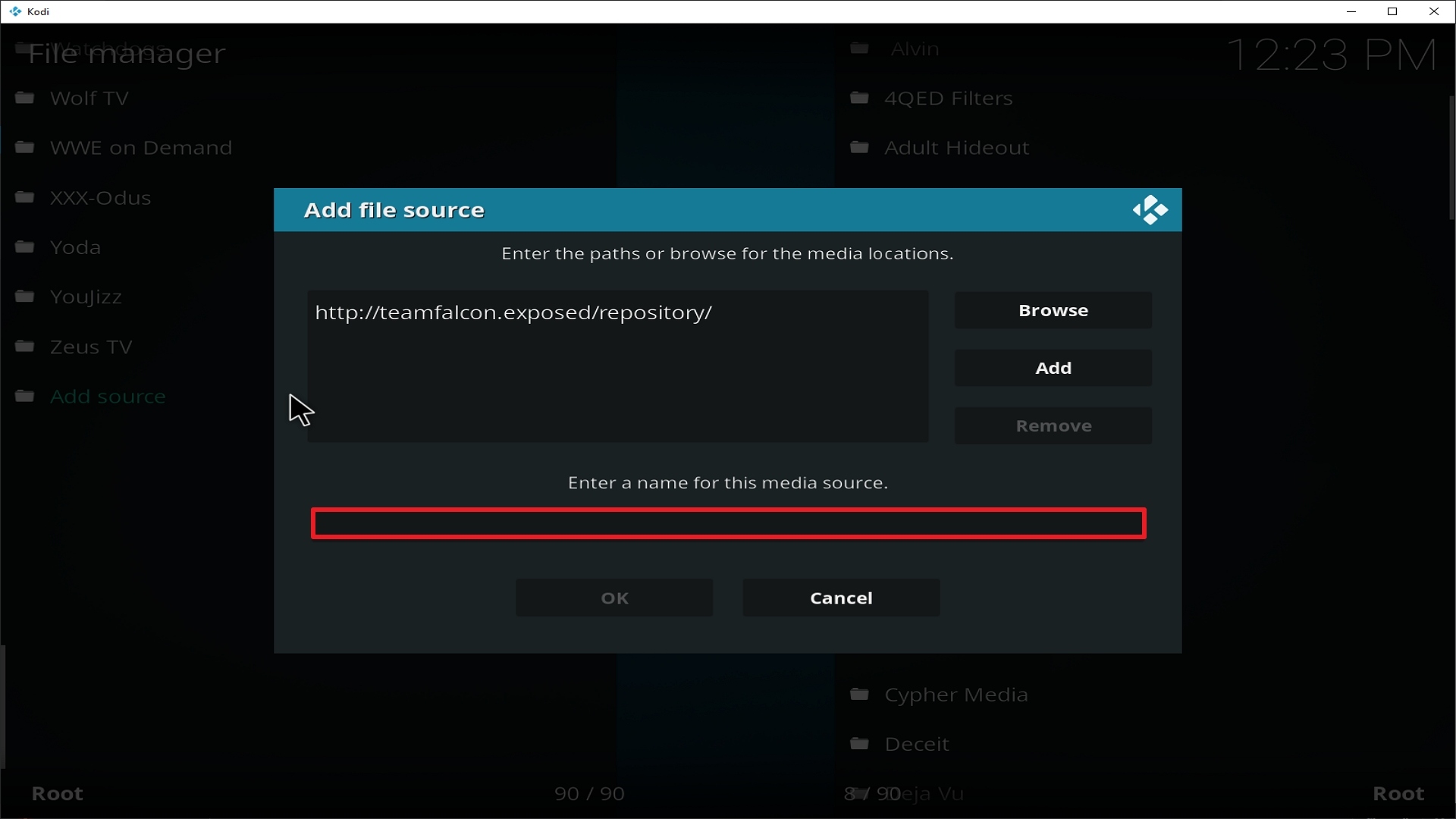 Step 11 Installing Phoenix Rises addon on Kodi