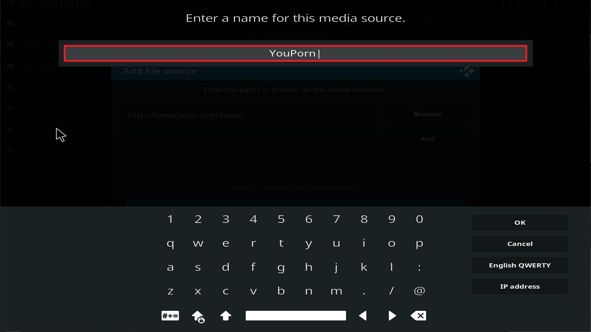Step 12 Installing Youporn addon on Kodi