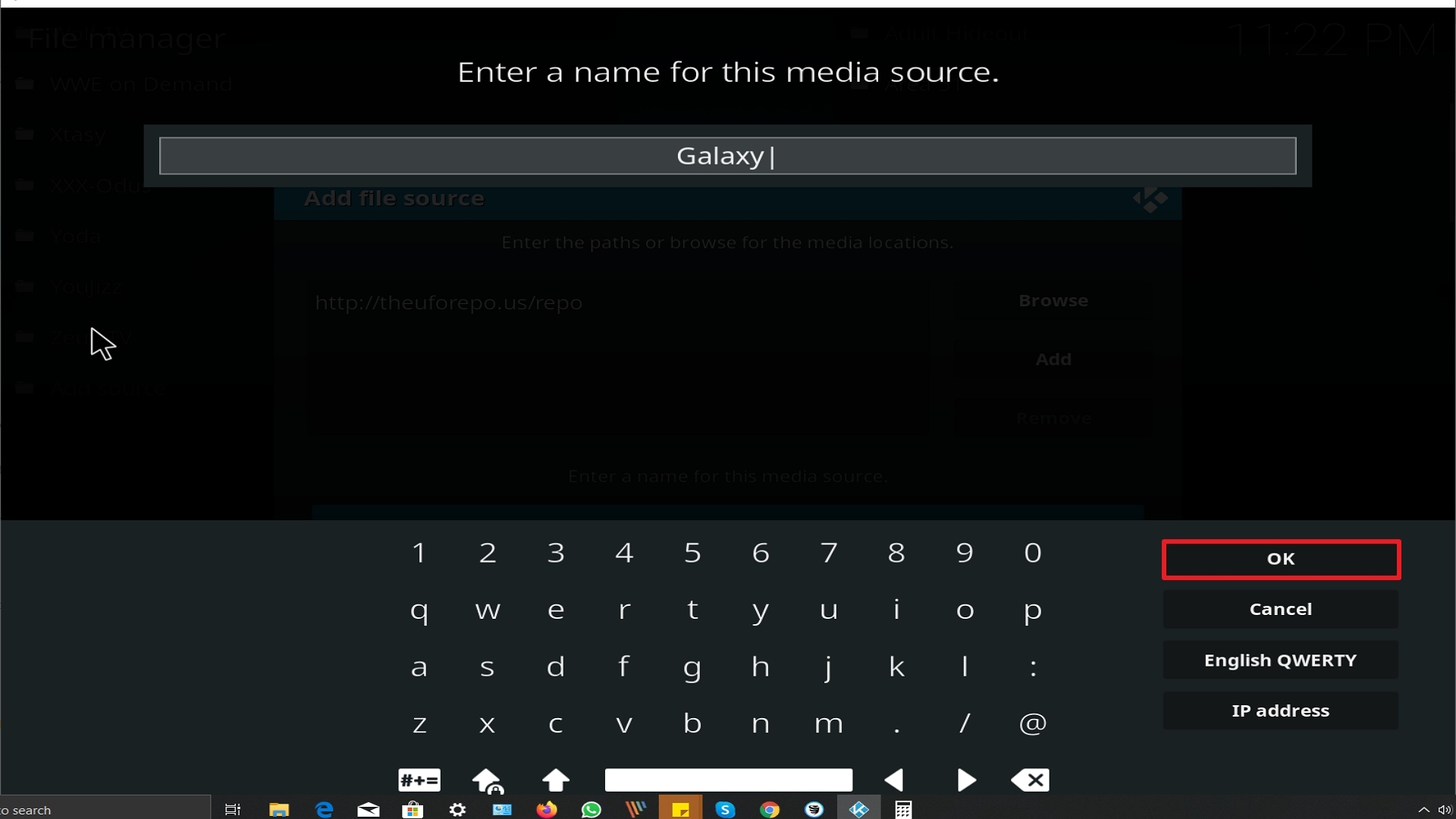 Step 13 Installing Galaxy addon on Kodi