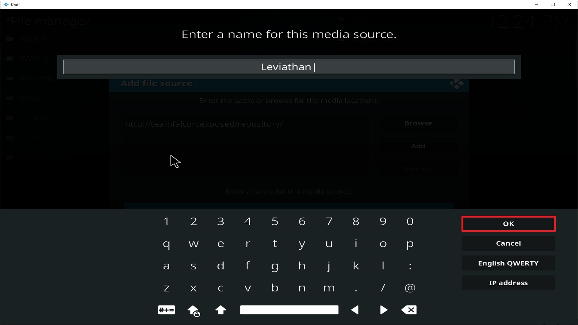 Step 13 Installing Leviathan addon on Kodi