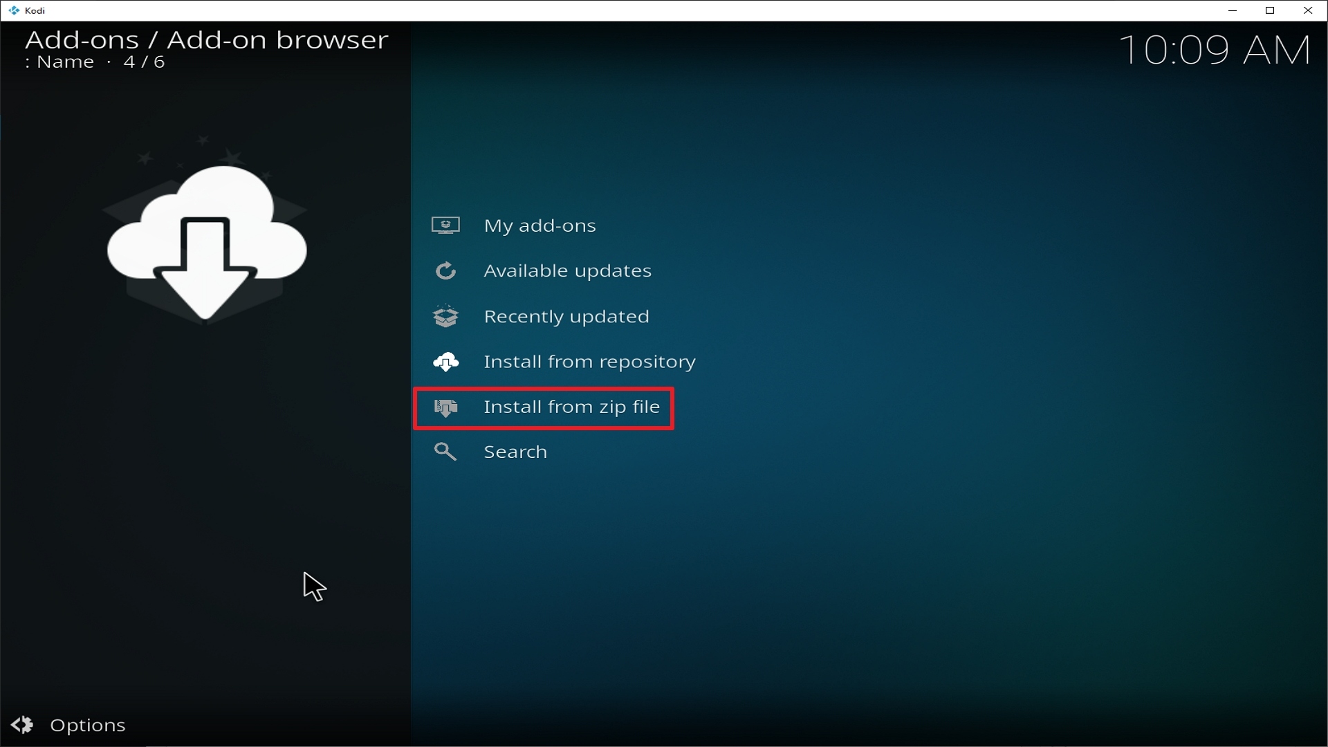Step 16 Installing Chain Reation addon on Kodi