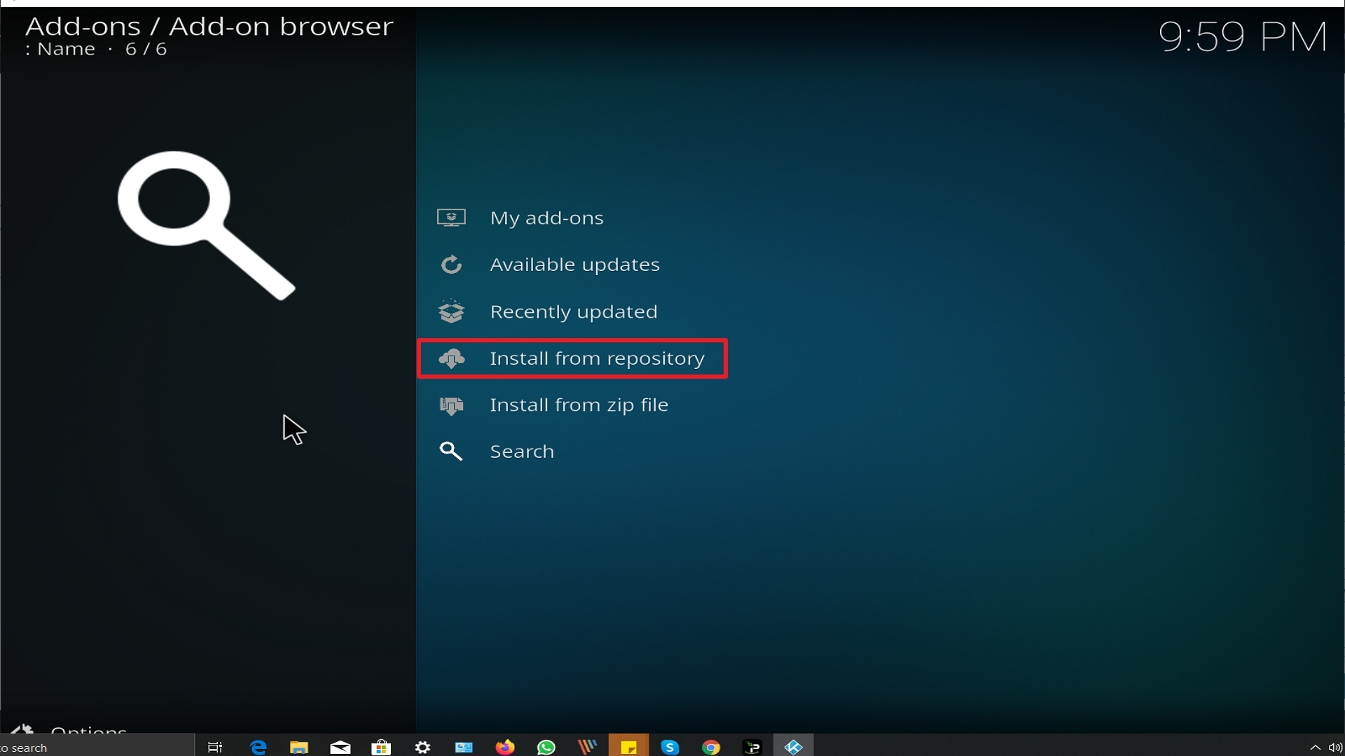 Step 19 Installing A Pirate's Life For Me addon on Kodi