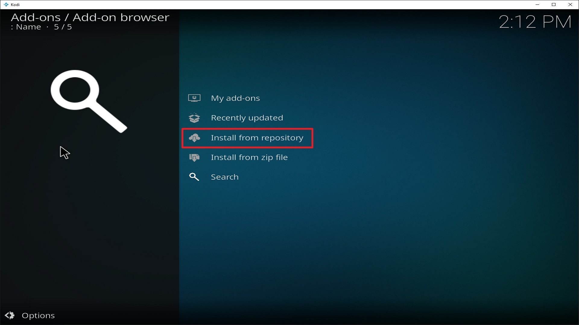 Step 19 Installing Delta Quadrant addon on Kodi