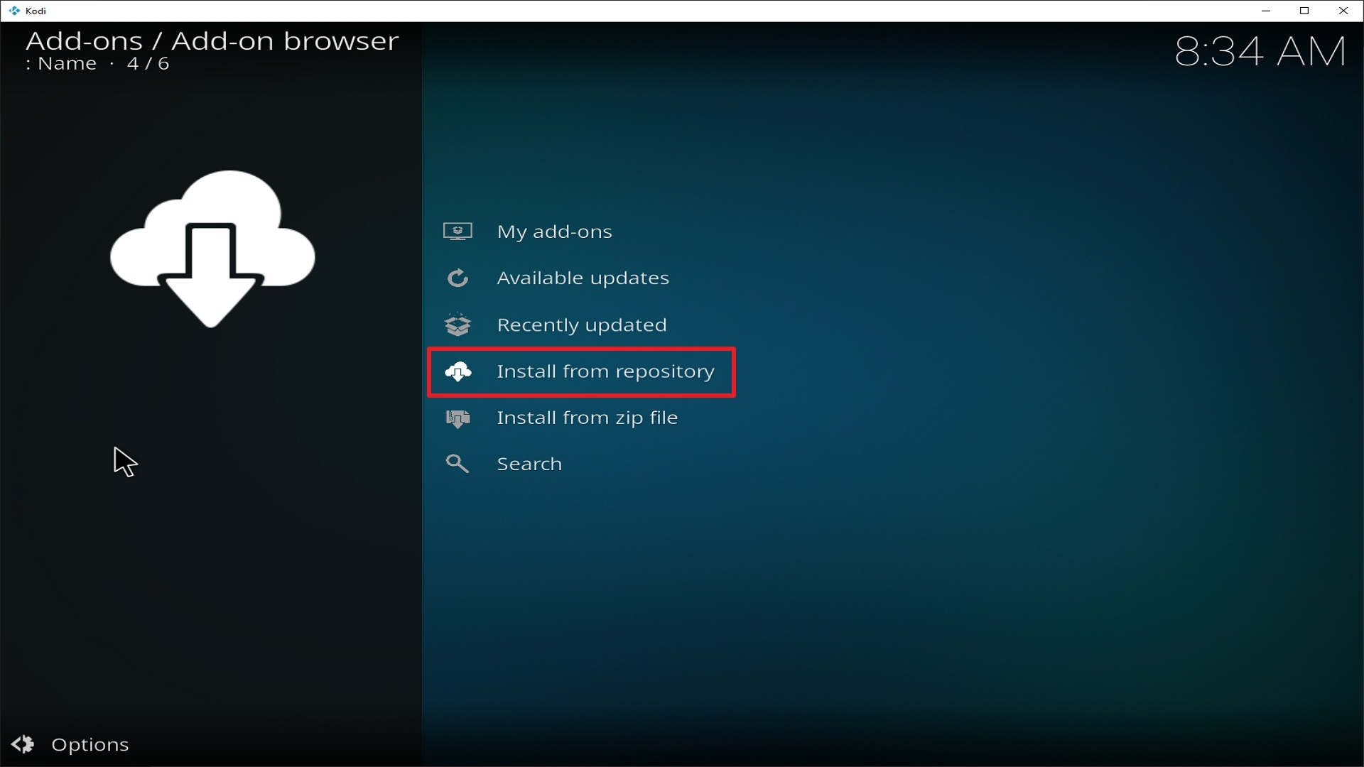 Step 19 Installing Fight Club addon on Kodi