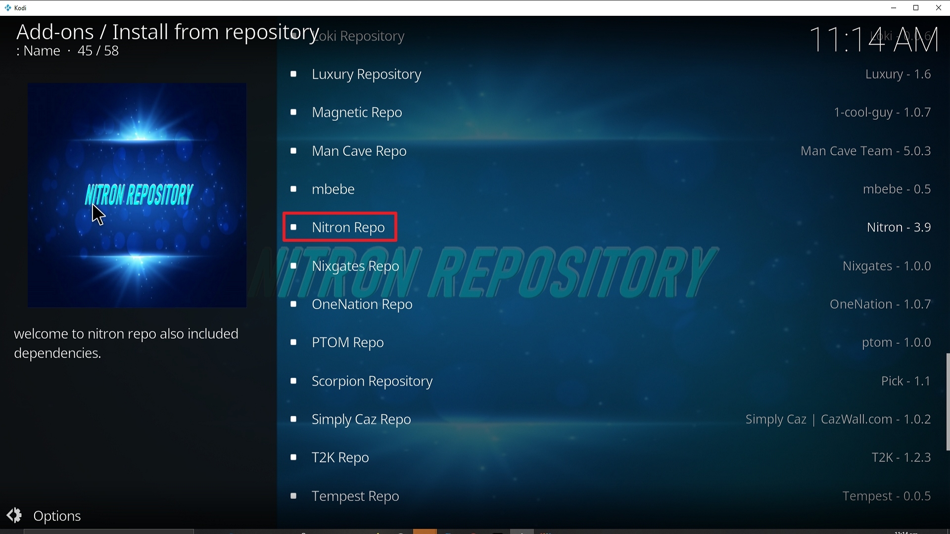 Step 20 Installing Bumblebee addon on Kodi