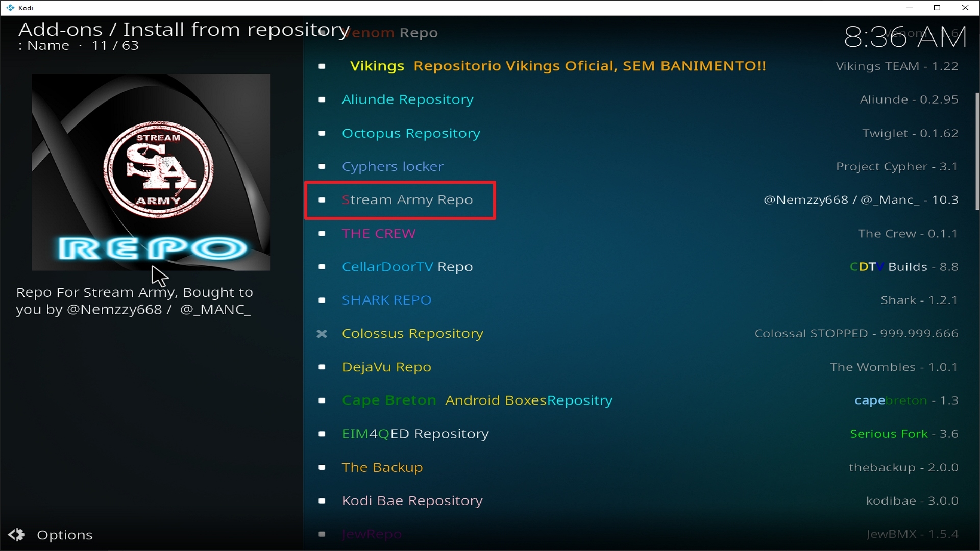 Step 20 Installing Fight Club addon on Kodi