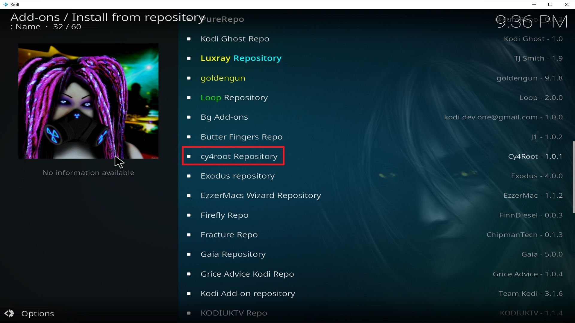 Step 20 Installing Neptune Rising addon on Kodi