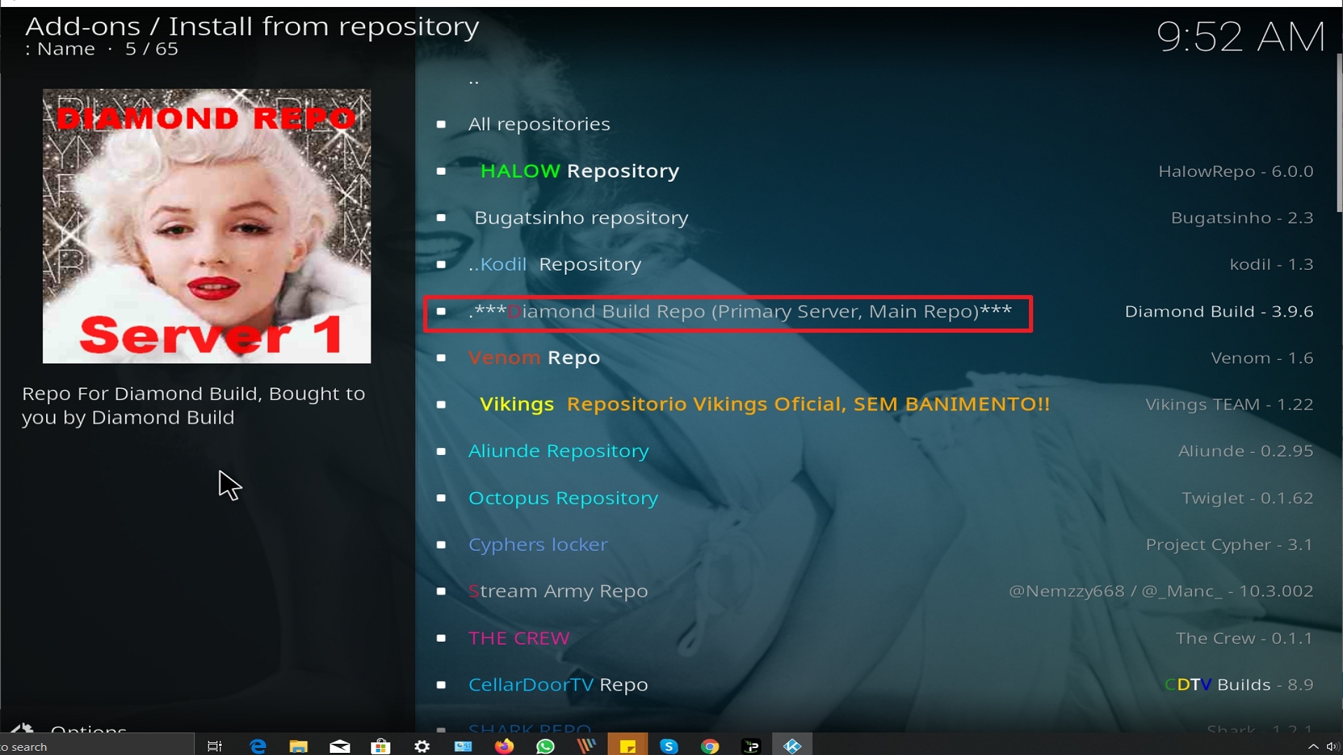 Step 20 Installing The Uss Defiant addon on Kodi