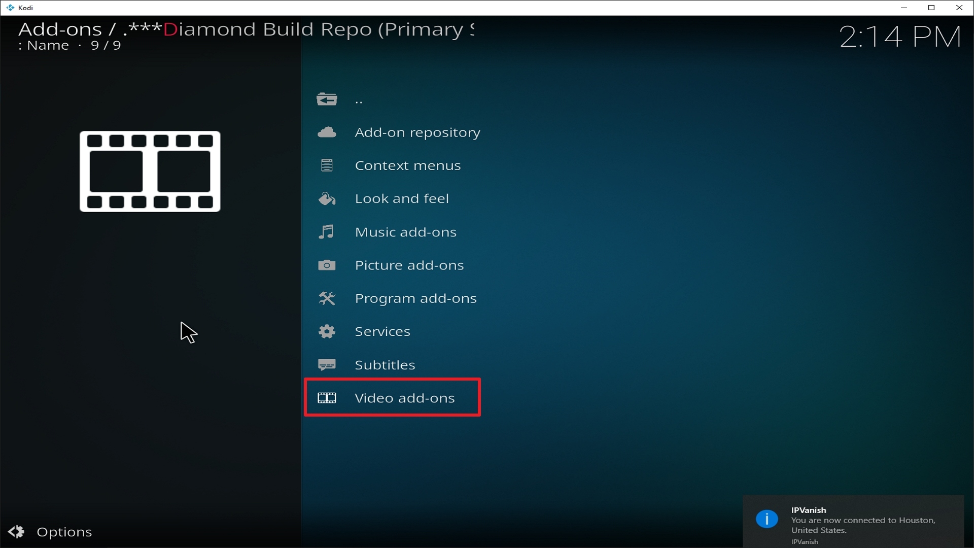 Step 21 Installing Delta Quadrant addon on Kodi