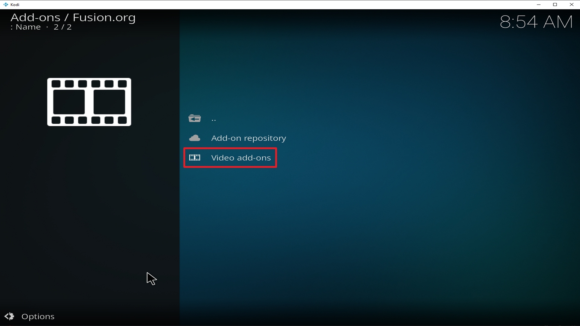 Step 21 Installing Fusion Org addon on Kodi
