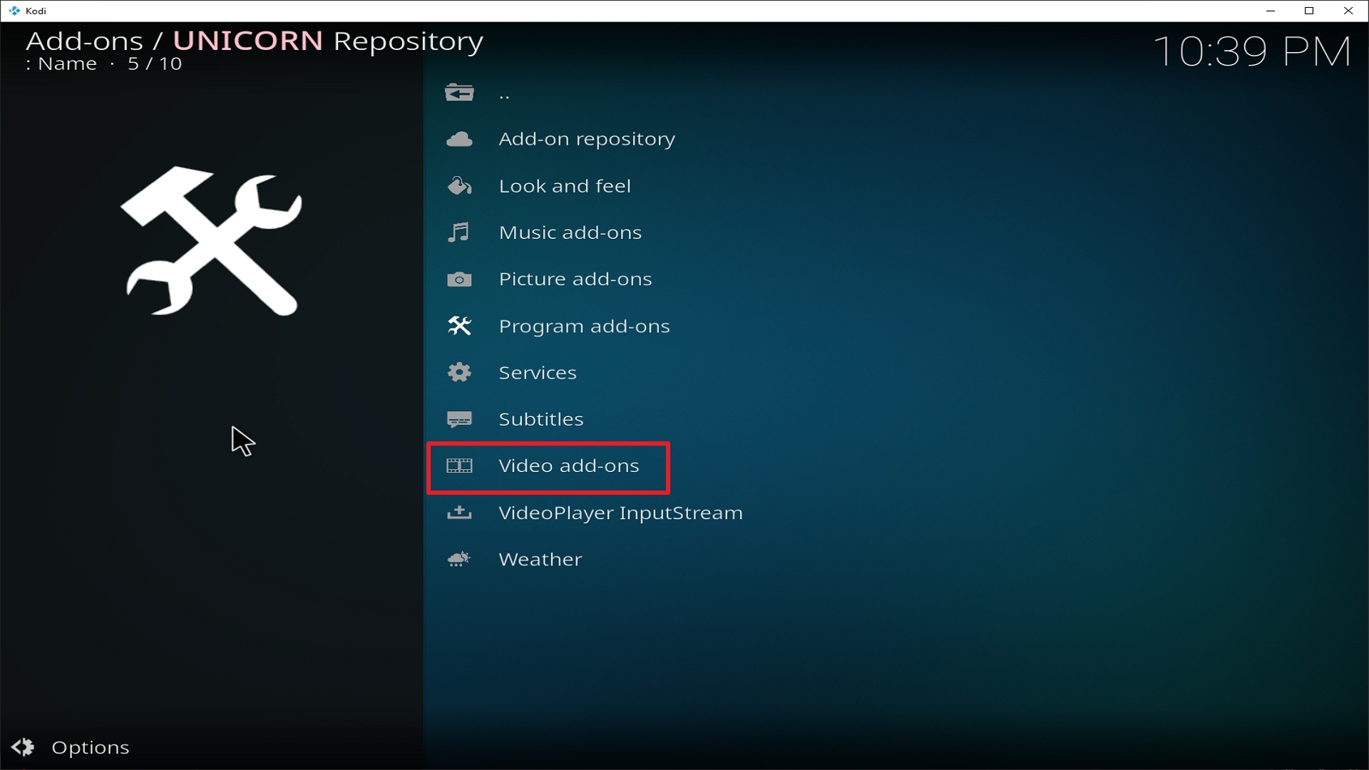 Step 21 Installing Our Match addon on Kodi