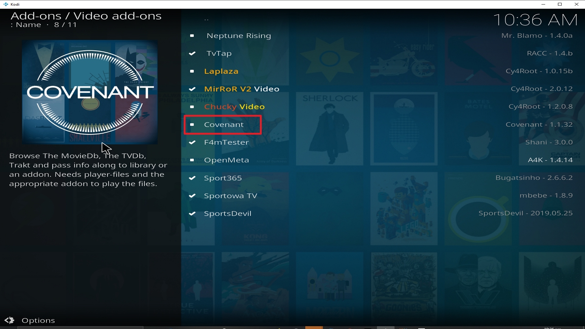 Step 22 Installing Covenant addon on Kodi