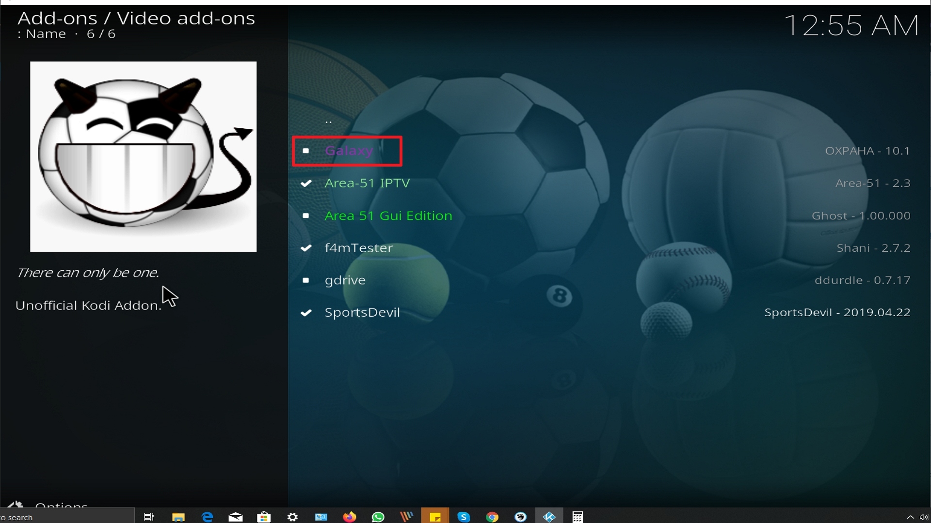 Step 22 Installing Galaxy addon on Kodi