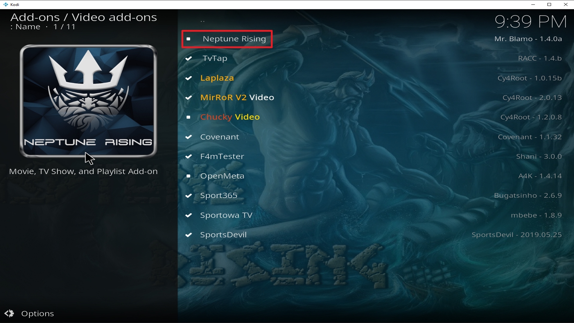 Step 22 Installing Neptune Rising addon on Kodi