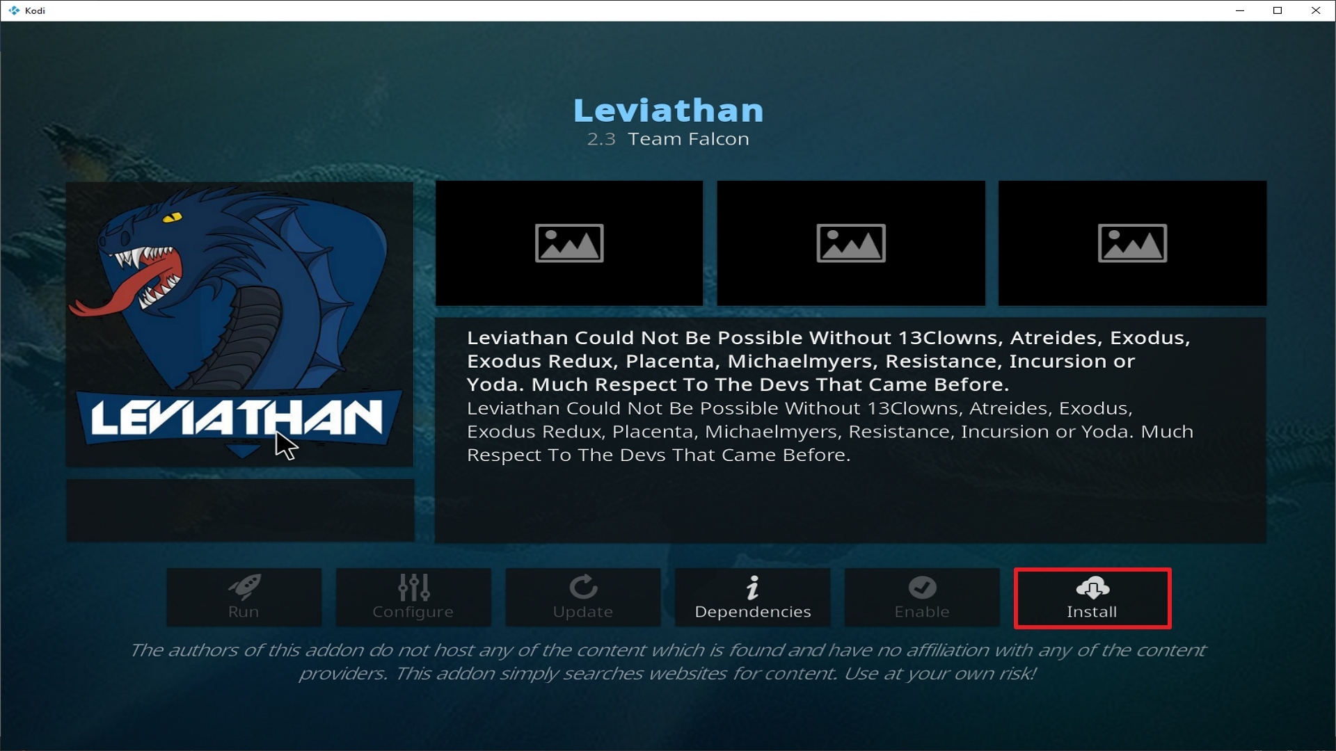 Step 23 Installing Leviathan addon on Kodi