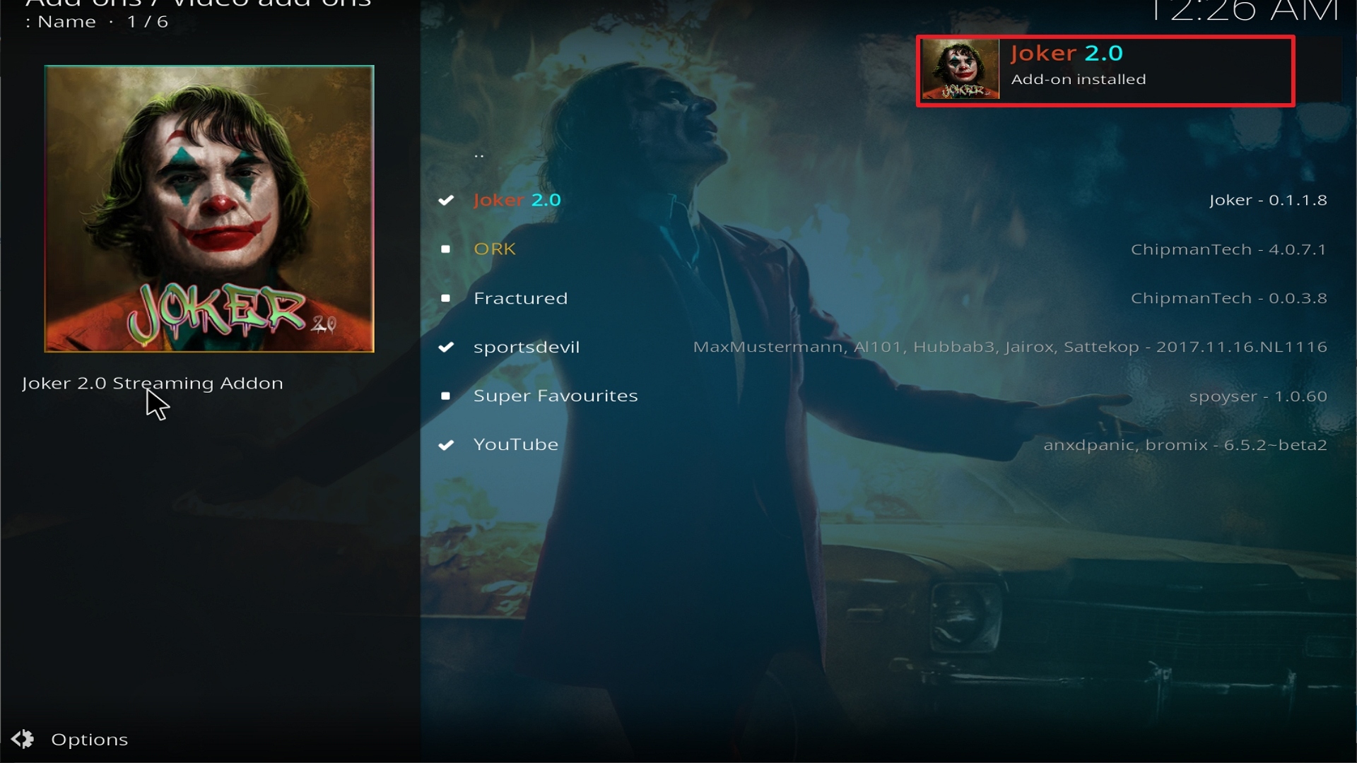 Step 25 Installing Joker 2.0 addon on Kodi