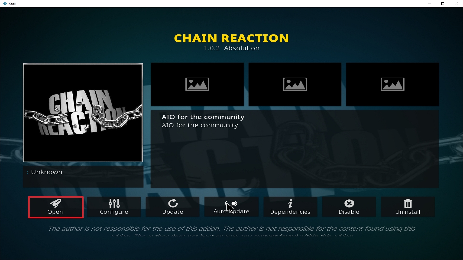Step 26 Installing Chain Reation addon on Kodi