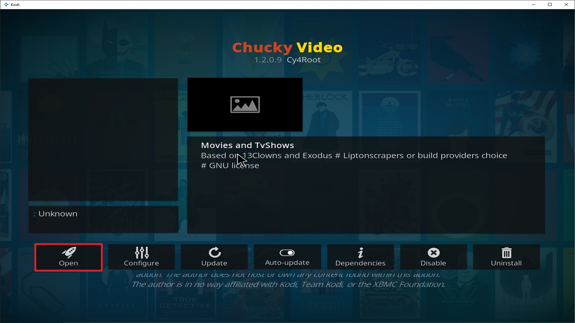 Step 26 Installing Chucky Video addon on Kodi