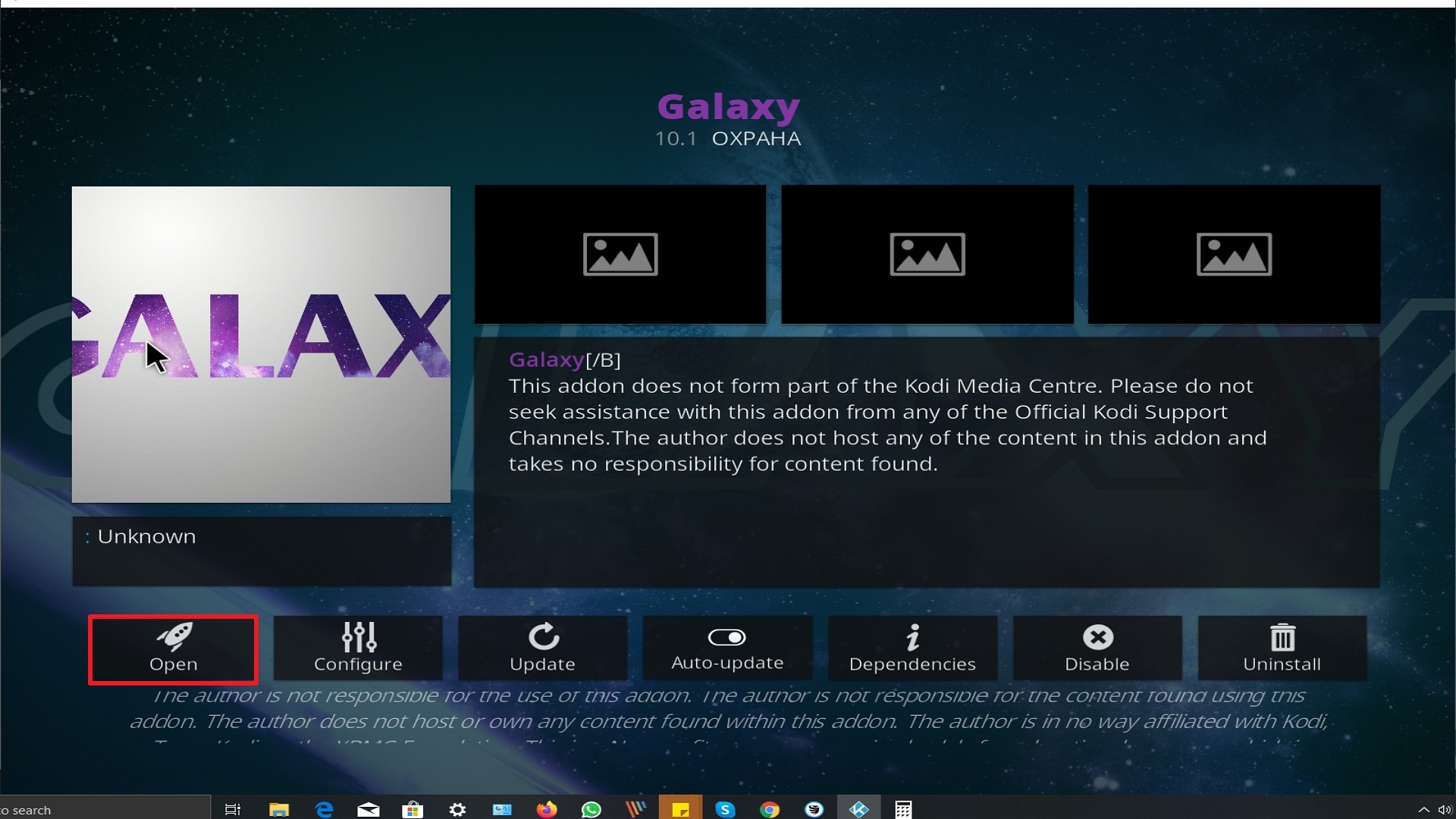 Step 26 Installing Galaxy addon on Kodi
