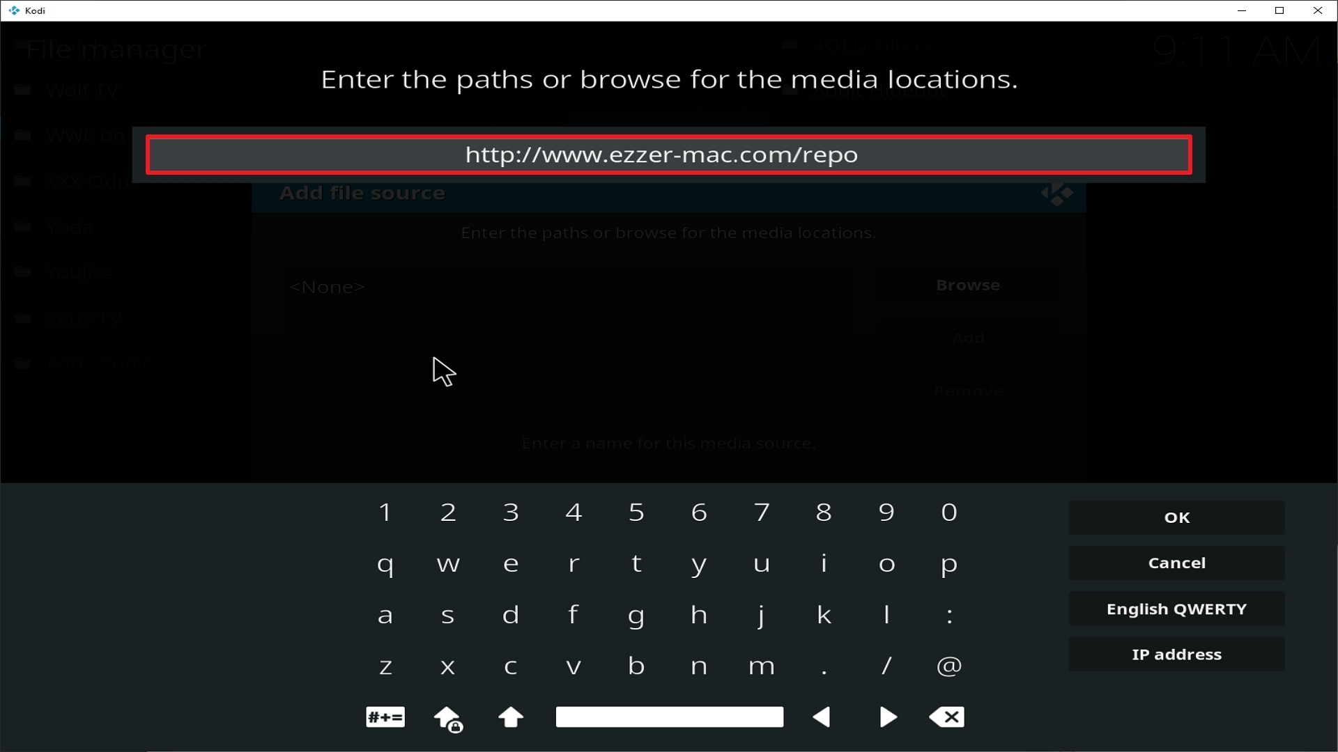 Step 9 Installing Chain Reation addon on Kodi