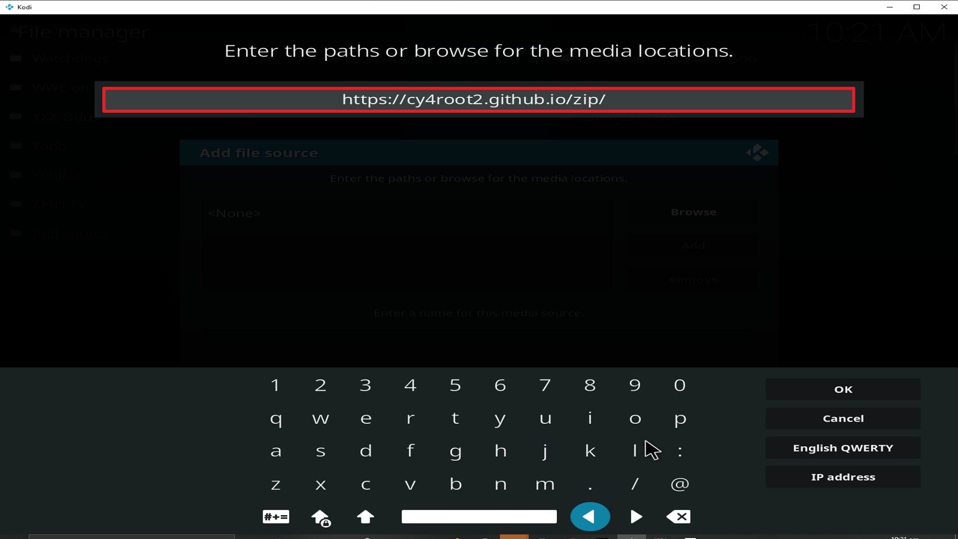 Step 9 Installing Neptune Rising addon on Kodi