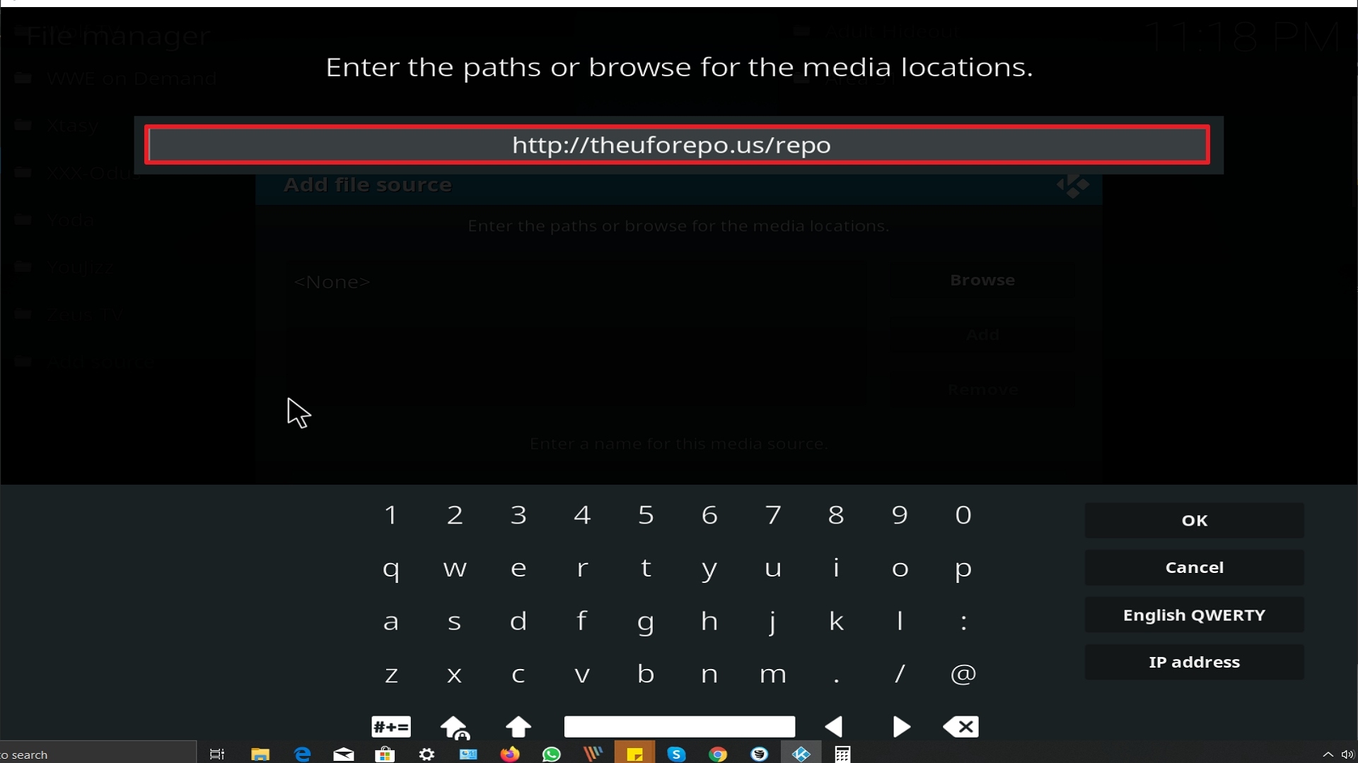 Step 9 Installing Galaxy addon on Kodi