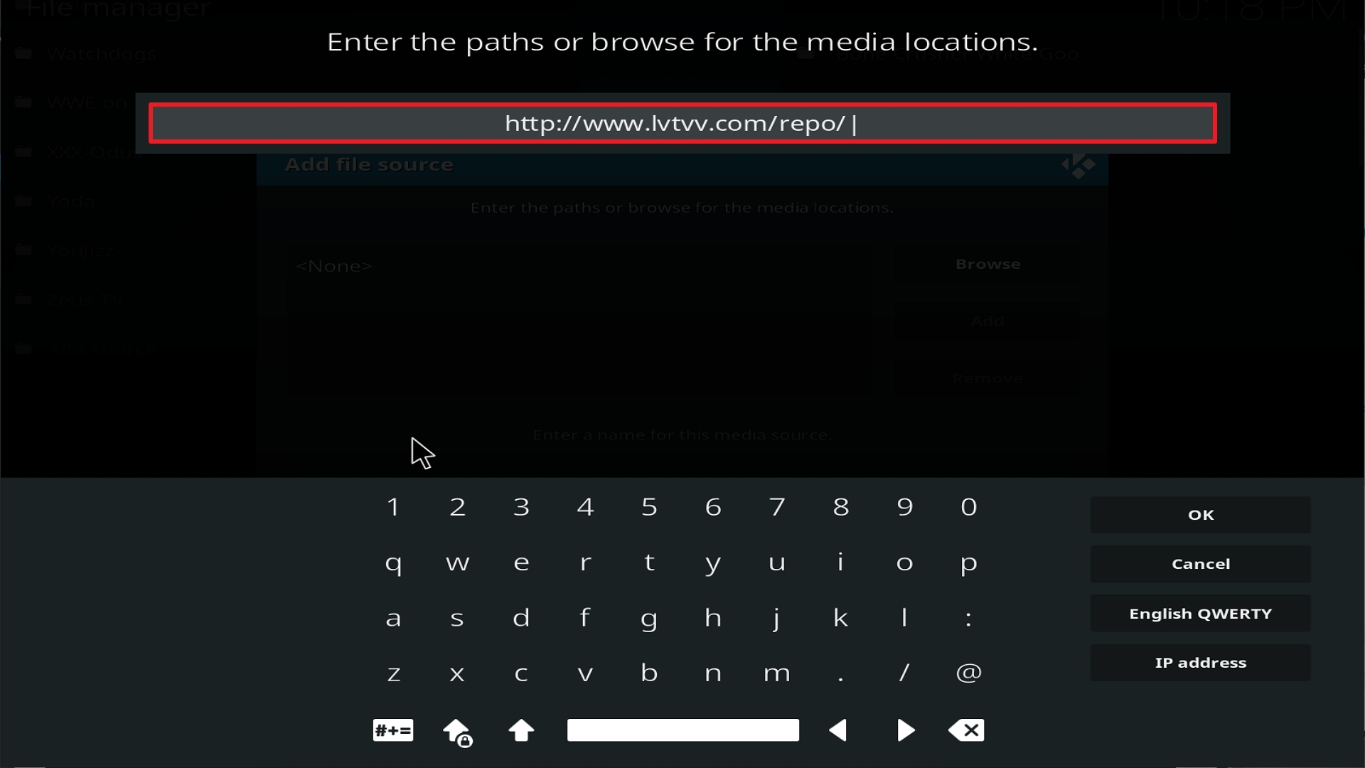 Step 9 Installing Youporn addon on Kodi