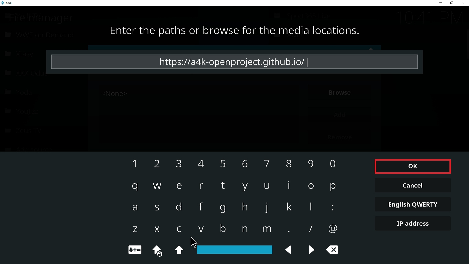 Step 10 Installing Open Meta addon on Kodi