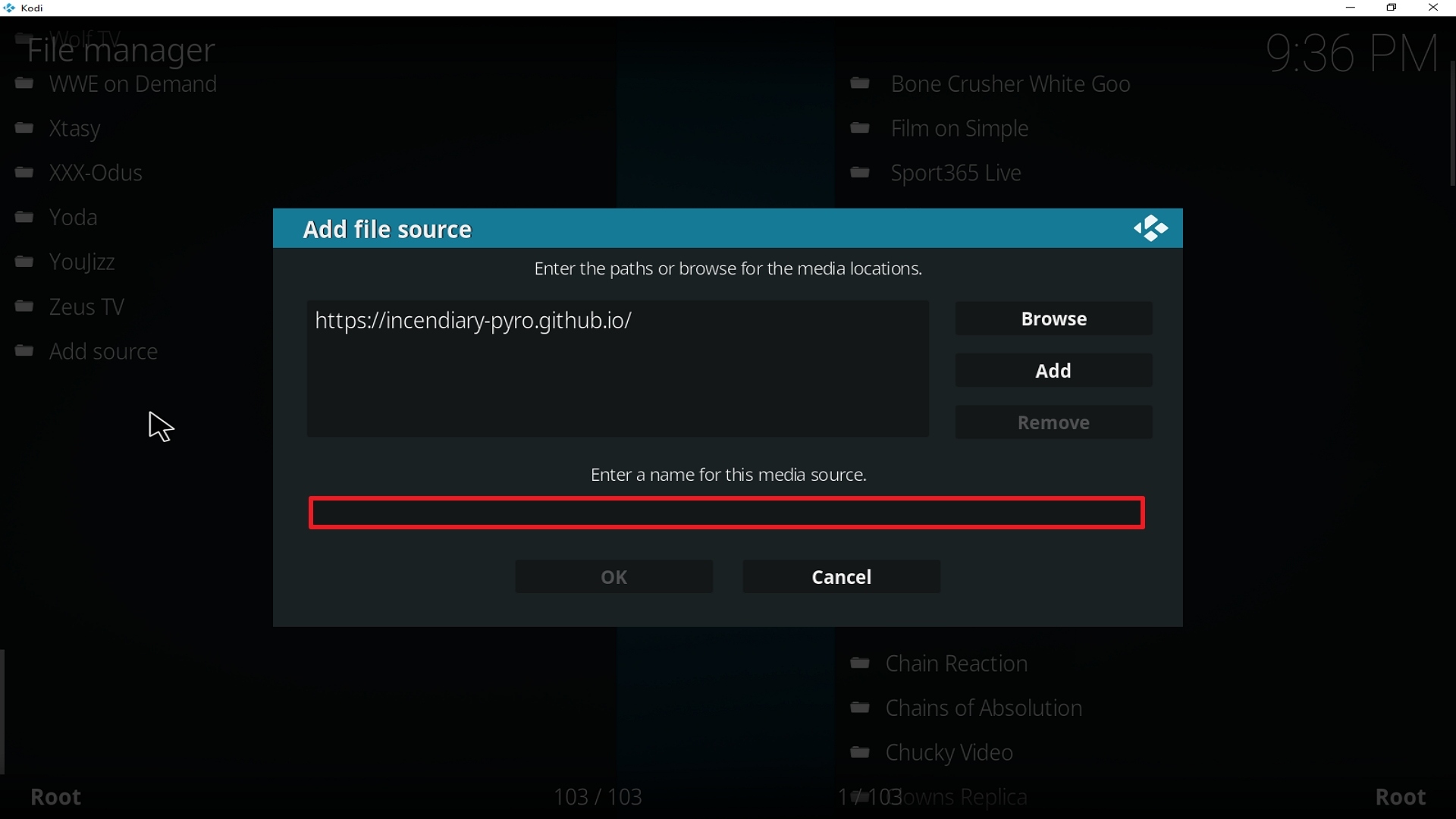 Step 11 Installing Collective addon on Kodi