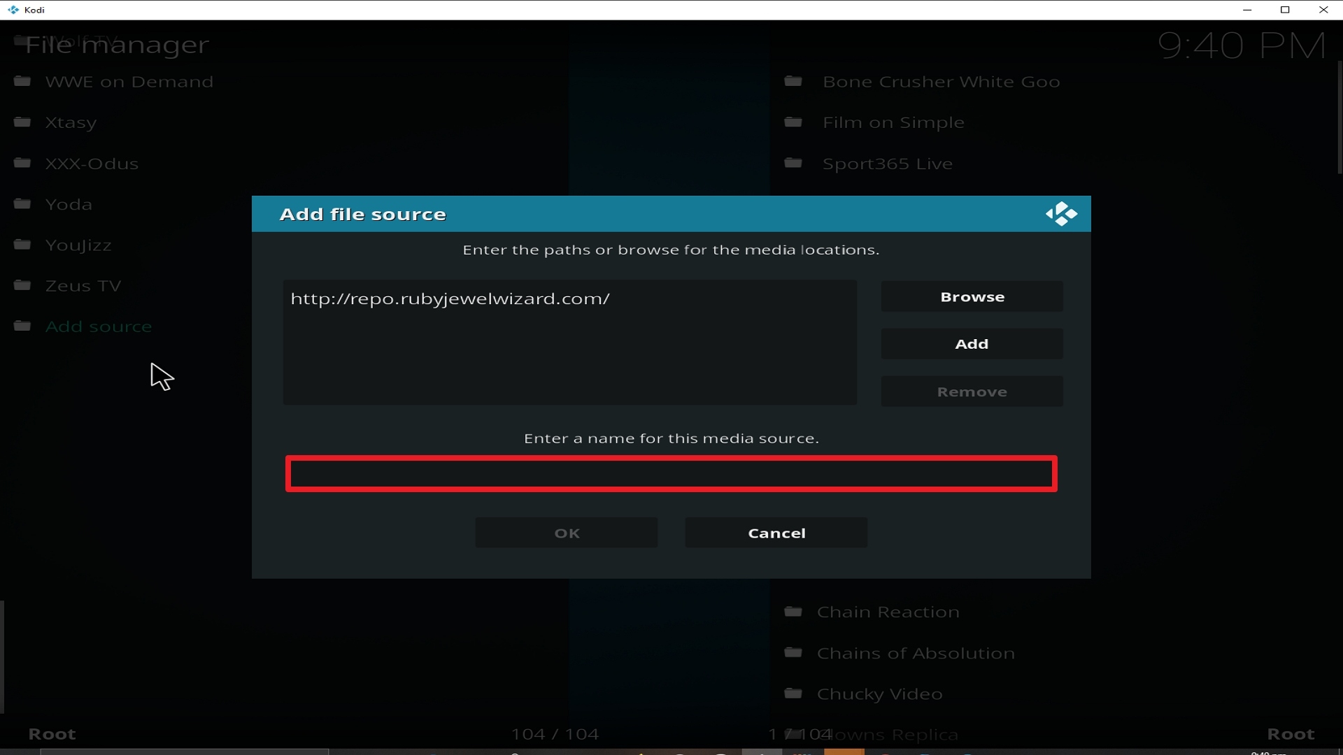Step 11 Installing Locutus addon on Kodi
