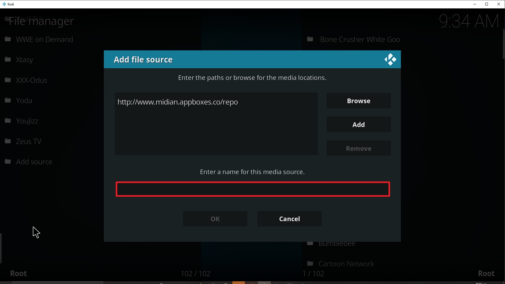 Step 11 Installing Wolf Pack addon on Kodi