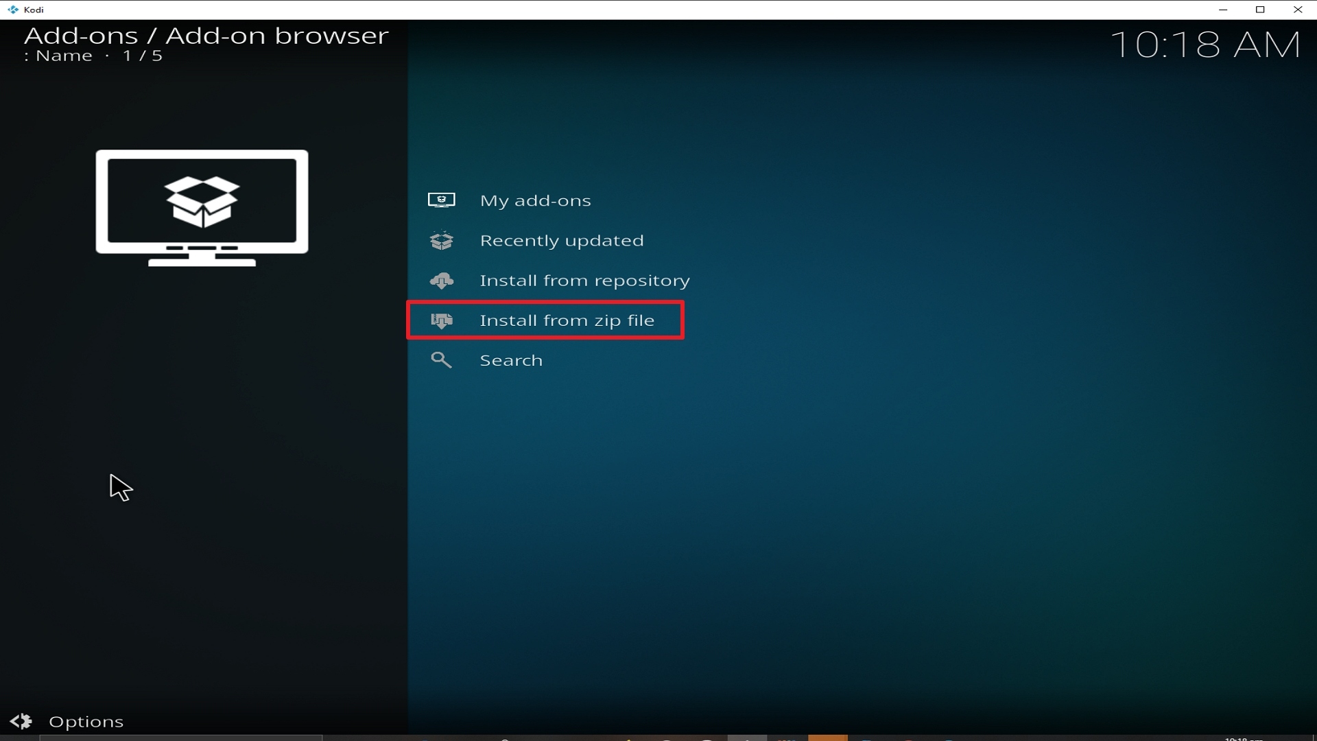 Step 16 Installing Dark Legion addon on Kodi