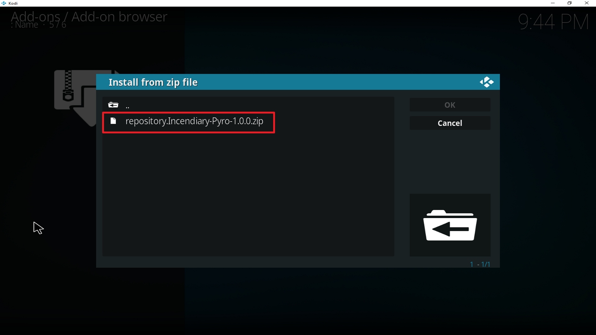 Step 18 Installing Collective addon on Kodi