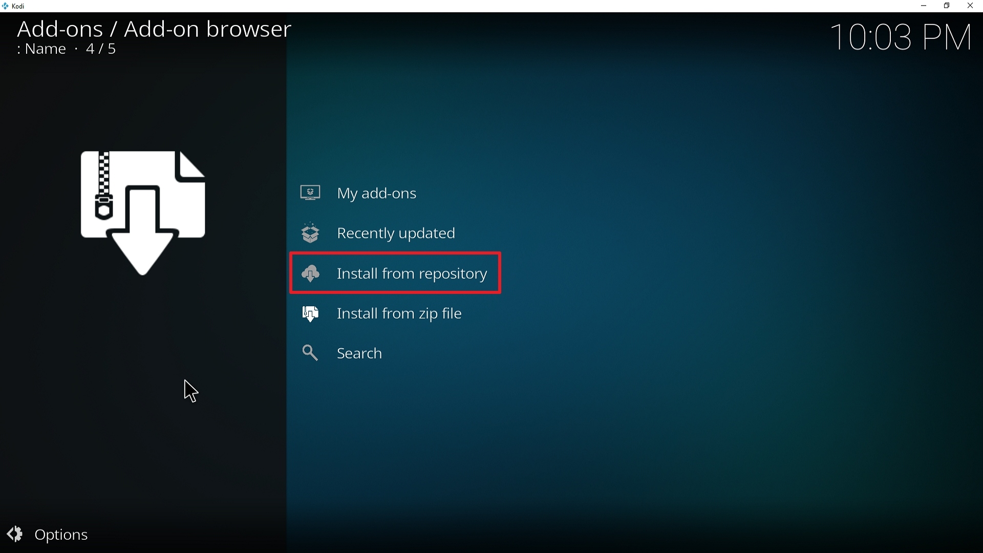 Step 19 Installing Cartoon Network addon on Kodi