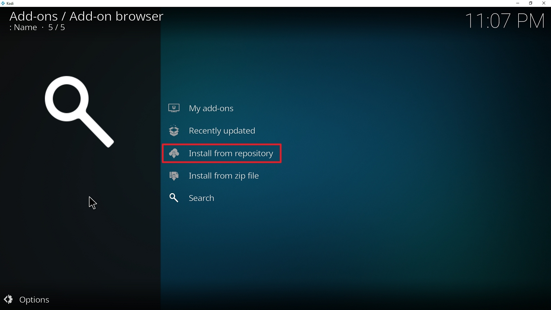 Step 19 Installing Open Meta addon on Kodi