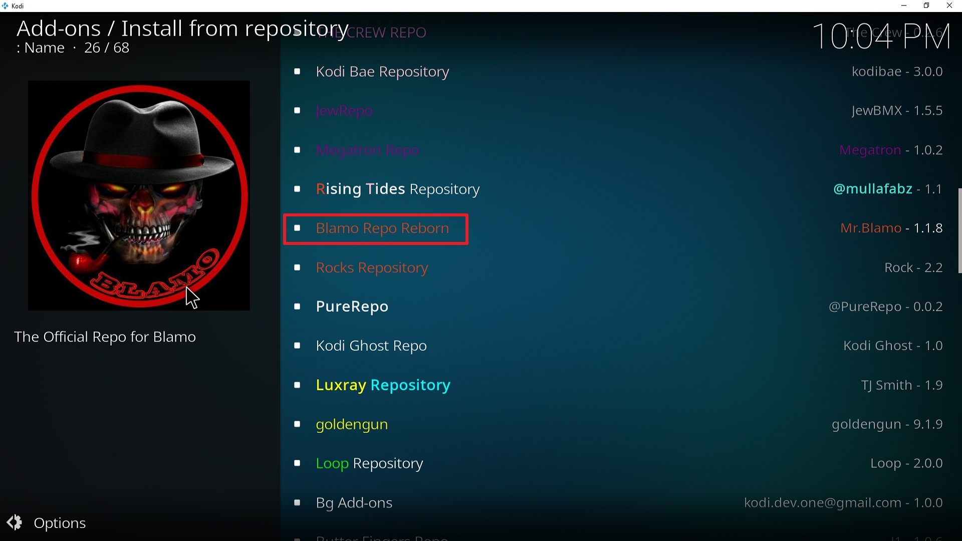 Step 20 Installing Cartoon Network addon on Kodi