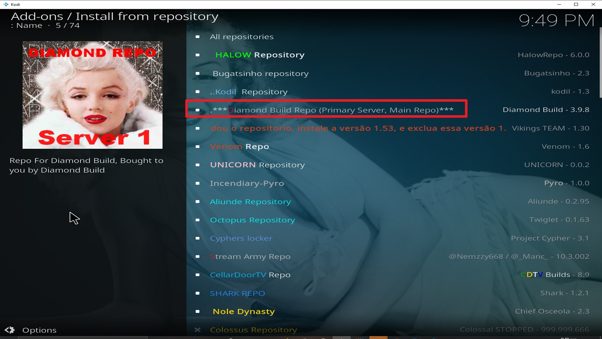 Step 20 Installing Locutus addon on Kodi