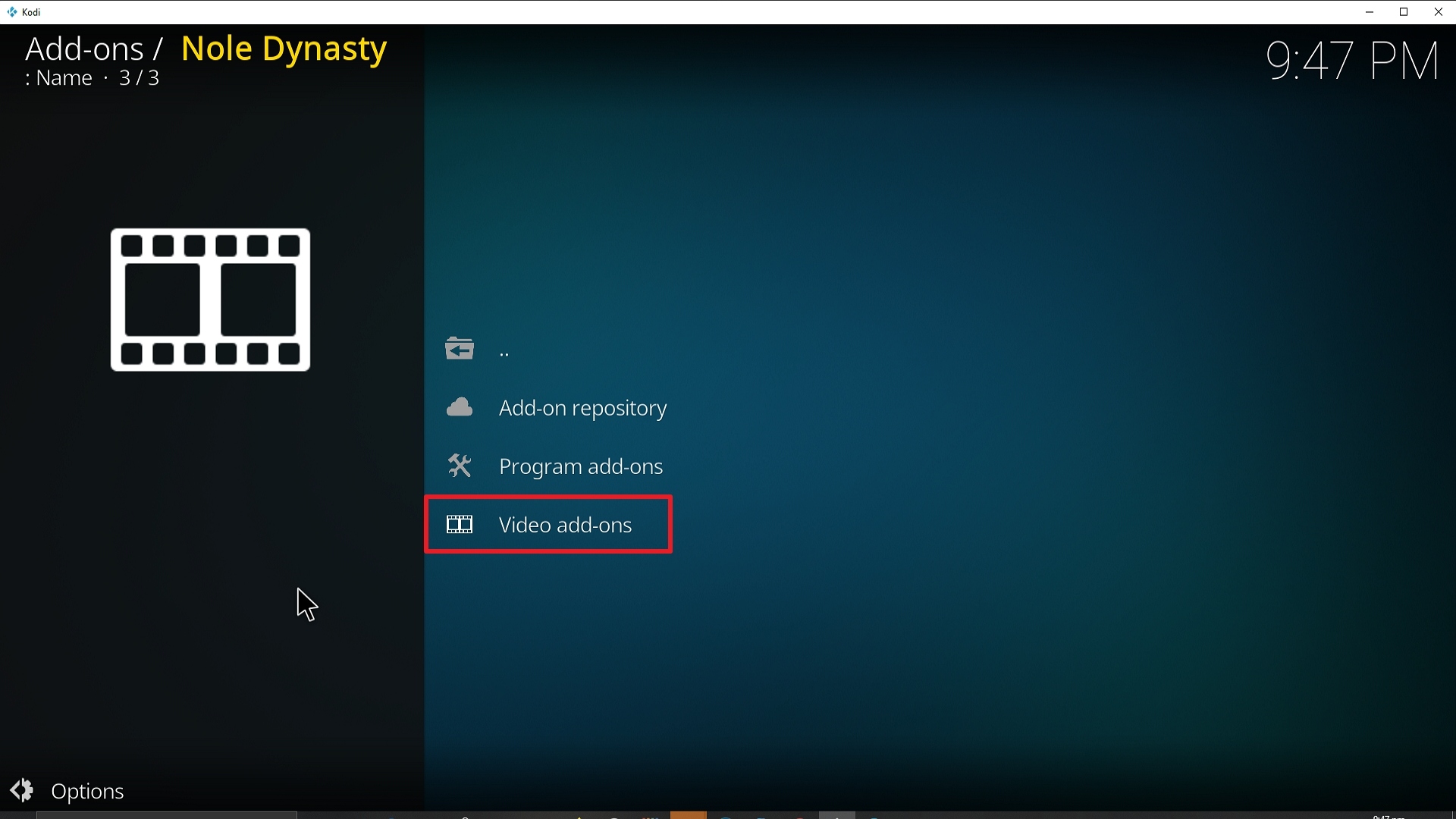 Step 21 Installing Apocalypse 720 addon on Kodi