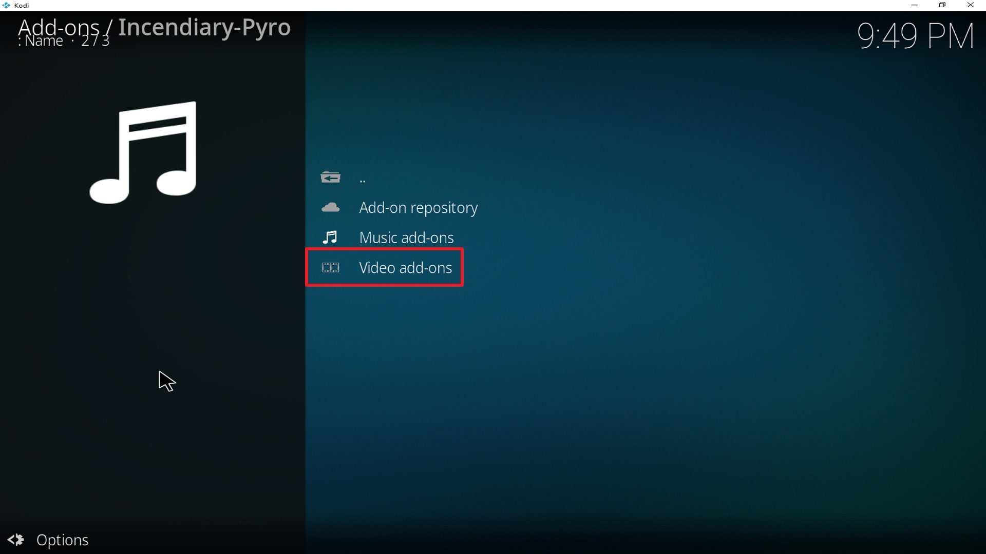 Step 21 Installing Collective addon on Kodi